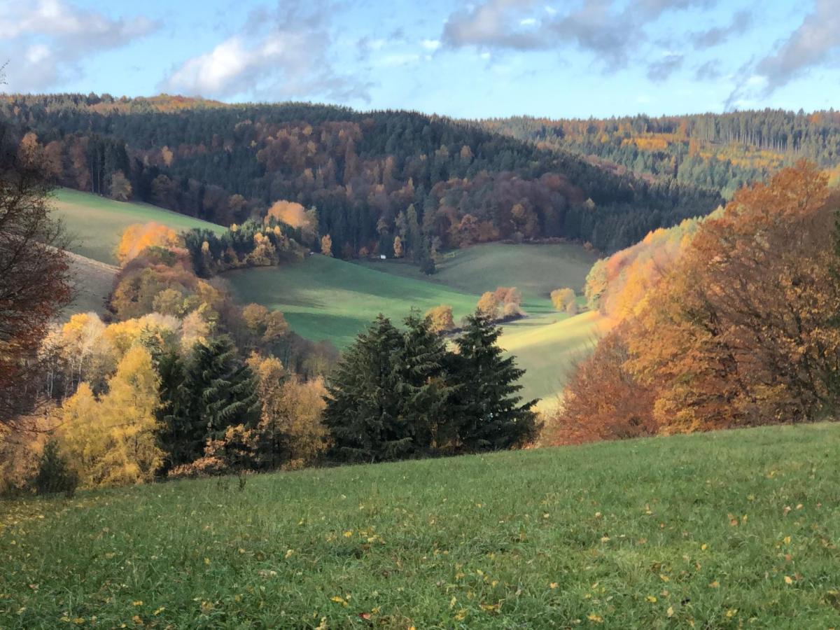 Burg Freienstein Blick 4 Sterne Mit Sauna Gammelsbach Exterior foto